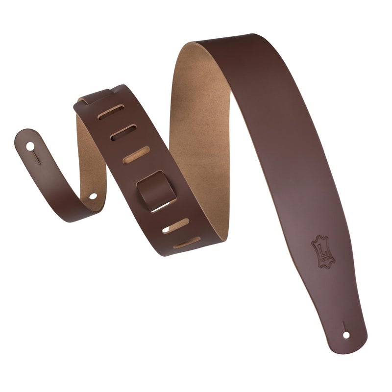 Levy's Leathers M26-BRN Acoustic Guitar Strap - Image 1
